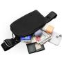 72H Delivery Unisex Everywhere Mini Crossbody Belt Bag Multifunction Nylon Travel Bum Hip Waist Bag with Keyhole