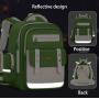 ZF124 Primary School Students Schoolbag Load Reduction Backpack Oxford Cloth Waterproof Wear-resistant Shoulder Bag