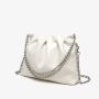 Large capacity soft leather tote bags fashion silver handbag sling bag luxury handbags for women