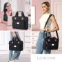 LOVEVOOK 15.6 Inch Laptop Case Cute Computer Bag Lightweight Laptop Briefcase for Work School Travel Laptop Bag for Women Ladies