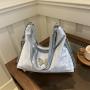 2024 Stylish Single Shoulder PU Leather Bag Large Capacity Women Tote Bag Waterproof Fashionable Fashion Hand Bag for Women
