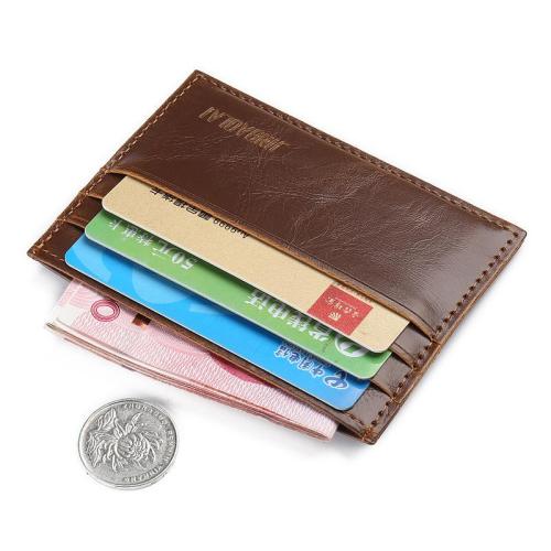 OEM242 Slim Men Wallet Mutil Cards Coin Purse Id Holder Leather Card Holder Custom LOGO Minimalist Wallet Card Holder