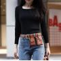 Fashion Bag for Ladies Girls Sling Bag for High Quality jeans Women Handbag Fashionable shoulder Bag with Pockets Square 27 cm