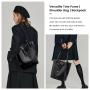 2023 LOVEVOOK wholesale luxury ladies Satchel shoulder Bags 2pc fashion Tote Bag Convertible PU Leather Backpacks for women
