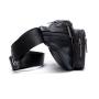 Top Quality Outdoor Sport Men Leather Crossbody Shoulder Waist Bag Pack Belt Bag