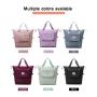 Custom Waterproof Duffle Gym Tote Bag Weekender Carry On Overnight Bags for Women with Trolley Sleeve Fold Travel Duffel Bags