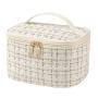 CY005 New Hot Small Perfume Handheld Zipper Cotton Makeup Bag Large Capacity Portable Travel Toiletries Storage Cosmetic Bag