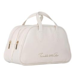 ZF175 New PU Cosmetic Bag Ladies Fashion Portable Travel Wash Handbag Waterproof Makeup Storage Bag Double Tier