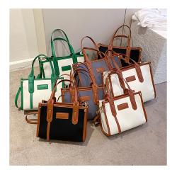 Large Capacity Portable Designer Shoulder Bags Canvas Bag Ladies Women Fashion Handbags Tote Bag Wholesale Handbag Factory