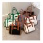 Large Capacity Portable Designer Shoulder Bags Canvas Bag Ladies Women Fashion Handbags Tote Bag Wholesale Handbag Factory