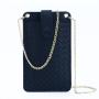 Phone bag for women Summer Trend Ladies Diamond Plaid Woven Chain Sling Mobile Phone Bag Single Handle Mini Design-Wholesale