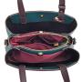 2024 Custom Eyelets Design Vegan Leather Bag Handbag For Women Ladies Fashion