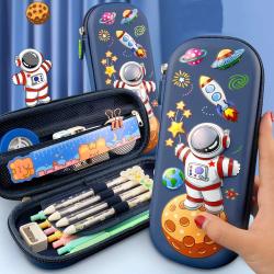 Stationery Box Cute Pencil Bag Large Capacity Multifunctional Primary Middle School Stationery Boys and Girls' Study Supplies
