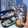 Stationery Box Cute Pencil Bag Large Capacity Multifunctional Primary Middle School Stationery Boys and Girls' Study Supplies