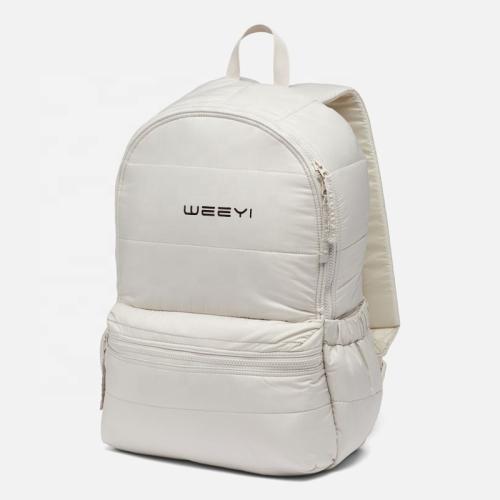 CHANGRONG Custom Winter Soft Puffer Quilted backpack bag