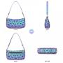 LOVEVOOK custom hot sale small PU shoulder Bags Holographic Reflective Crossbody Bag Wallet geometric luminous women purses