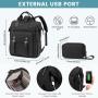 LOVEVOOK New Style Multi-function Smart Backpack For School Travel Daypack Business Work Laptop Teenager Backpack With USB Port