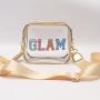 Keymay Popular RTS Low MOQ Custom Color Concert Stadium Approved Pvc Stadium Clear Bags Crossbody Purse Women's Shoulder Bags