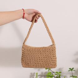 NEW Cotton Woven Small Shoulder Bags Women Handbags Ladies Casual Slim Phone Beach Bag For Women Luxury Wholesale
