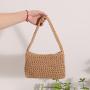 NEW Cotton Woven Small Shoulder Bags Women Handbags Ladies Casual Slim Phone Beach Bag For Women Luxury Wholesale