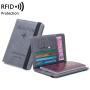 Custom Logo High Quality Purse Pu Leather Men Minimalist Rfid Multicard Wallet
