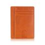 Personalized Custom Unisex Slim Leather Card Holder Wholesale Women And Men ID Window Rfid Blocking Card Holder Wallets