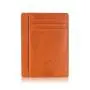 Personalized Custom Unisex Slim Leather Card Holder Wholesale Women And Men ID Window Rfid Blocking Card Holder Wallets