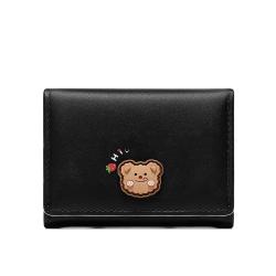 HR310 New INS Mini Personalized Cute Animal Decoration Leather Wallet Version Women's Cross Border Short Three Fold Wallet Purse