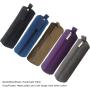 Gelory Professional Manufacturer Multicolor Canvas Stationery Portable Simple Pen Bag Pouch Practical Durable Zipper Pencil Case
