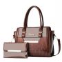 Women's tote bag 2024 new large capacity handbag for ladies bright leather women's handbag new design casual shoulder bags