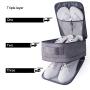 Gelory Travel Shoes Storage Bag Mesh Organizer Cubes For Shoes Storage Packing Organizer Bag