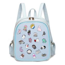 2020 Fashion DIY Clear PVC Window Pins Display Ita Bags Factory Custom Designer Ita Backpack for Women