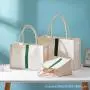 Laminating Canvas Wholesale Environmental Hand Canvas Single Shoulder Hand-Painted Canvas  Can Print Logo Cotton Bags