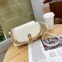 High Quality Fashion Women Bag Leather Customs Handbags PU Shoulder Bag Strong Chain Small Flap Crossbody Bags for Women