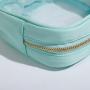 Keymay New Fashion Purple Change Wallet Cute Transparent Coin Purse Key Card Bag Small Pvc Cosmetic Bag Clear Zipper Pouch