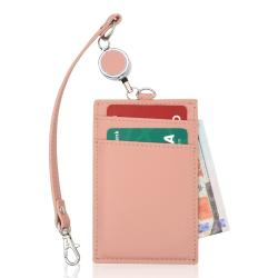 Wholesale Name Leather Id Lanyard Card Badge Holder Id Card Holder With Lanyard