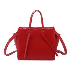 2024 new Korean version of large-capacity texture crossbody women's bags net red female niche bags pure color simple casual hand