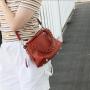 2024 new bags ladies fashion temperament underarm pillow bag woven crossbody female bags