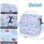 First Grade Unique Double Decker Sublimation Food Picnic Bento Thermal School Kids Cute Lunch Bag For Children
