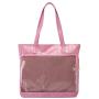 Wholesale Large Capacity Women Tote Bags Handbag Shoulder Bag Pins Display Clear Window Custom Ita Bag