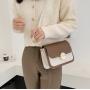 2022 Summer Women's Bag New Fashion Single Shoulder Crossbody Bag  South Korea Style PU  Cover Square Ladies Bag