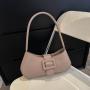 KBW742 Woman New Ins Underarm Bag PU Daily Life Simple And Stylish Girl Mini Handbag Zipper Versatile One Shoulder Women's Bag