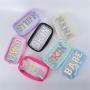 Designer Waterproof PVC Pouch Custom Clear Girls Makeup Cosmetic Bag Organizer Women Transparent Travel Toiletry Bag With Zipper