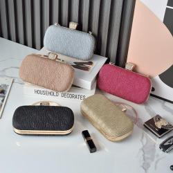 Wholesale custom luxury handbags crystal clutch purse elegant clutches sequin ladies clutch bag for women