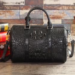 Good Quality Genuine Crocodile Leather Designer Weekender Travel Duffel Duffle Bags Custom Logo Alligator Croc Handbags For Men