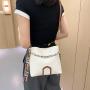 Fashionable Designer Woman Handbag Custom Pure Color Small Square Bag Chain Casual Simple Single Shoulder Bucket Bag
