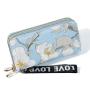 ZR818 Women's Wallet Long Handbag PU Double-layer Zipper Coins Wallet Purse Stylish Contrast Color Mobile Phone Bag Card Holder