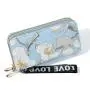 ZR818 Women's Wallet Long Handbag PU Double-layer Zipper Coins Wallet Purse Stylish Contrast Color Mobile Phone Bag Card Holder
