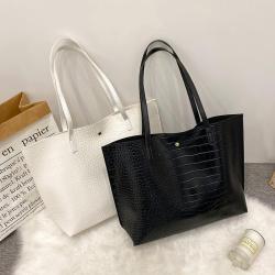 Tote Bag 2024 Ladies Handbag Foreign Trade Women's Shoulder Bag Large Capacity Fashion Versatile Mommy Shopping Bag