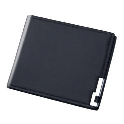 ZR401 New Men's Short Wallet with Multiple Card Slots Thin Soft Leather Dollar Wallet Trendy Business Cheap Wallet
